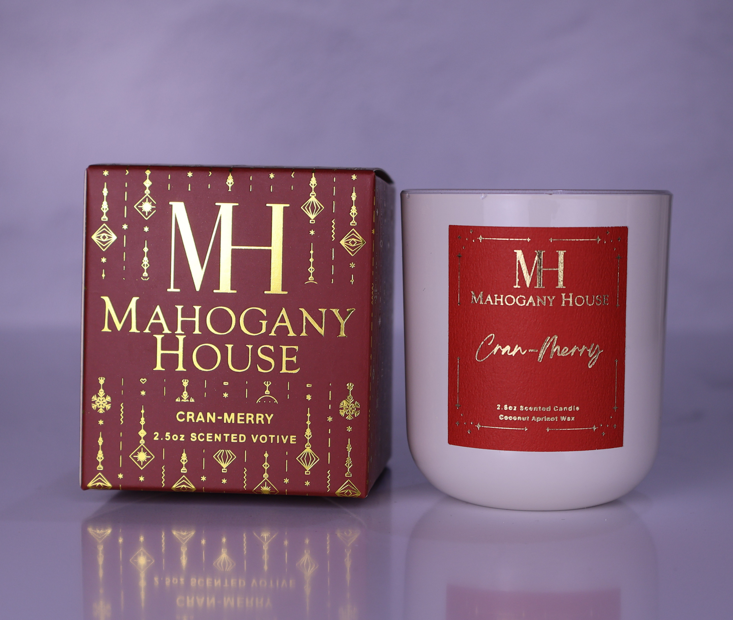 Cran-Merry Votive Candle