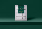 Mahogany House Be Fir Real wax melts with balsam fir, cedar, and juniper in green holiday packaging.