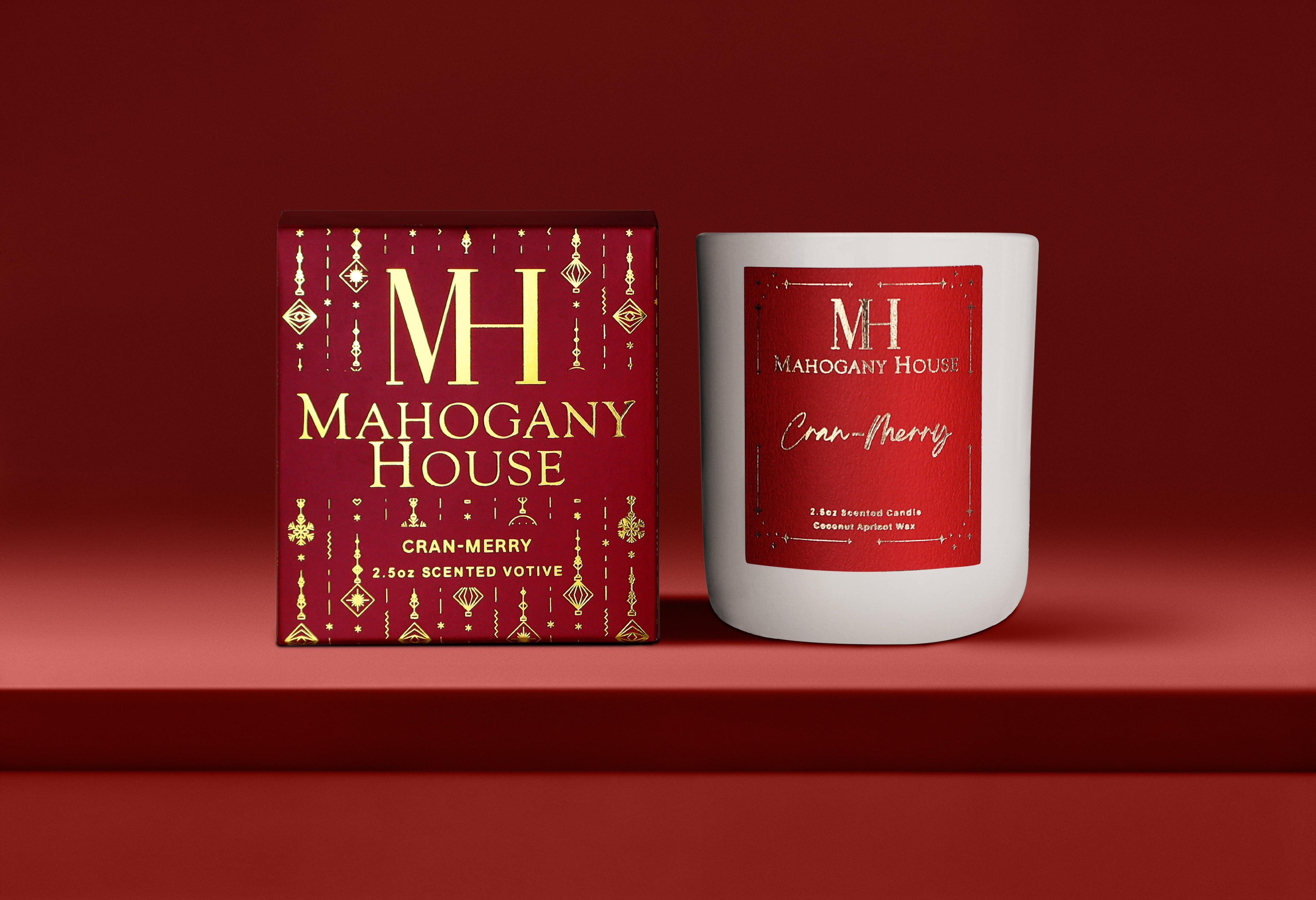 Cran-Merry Votive Candle